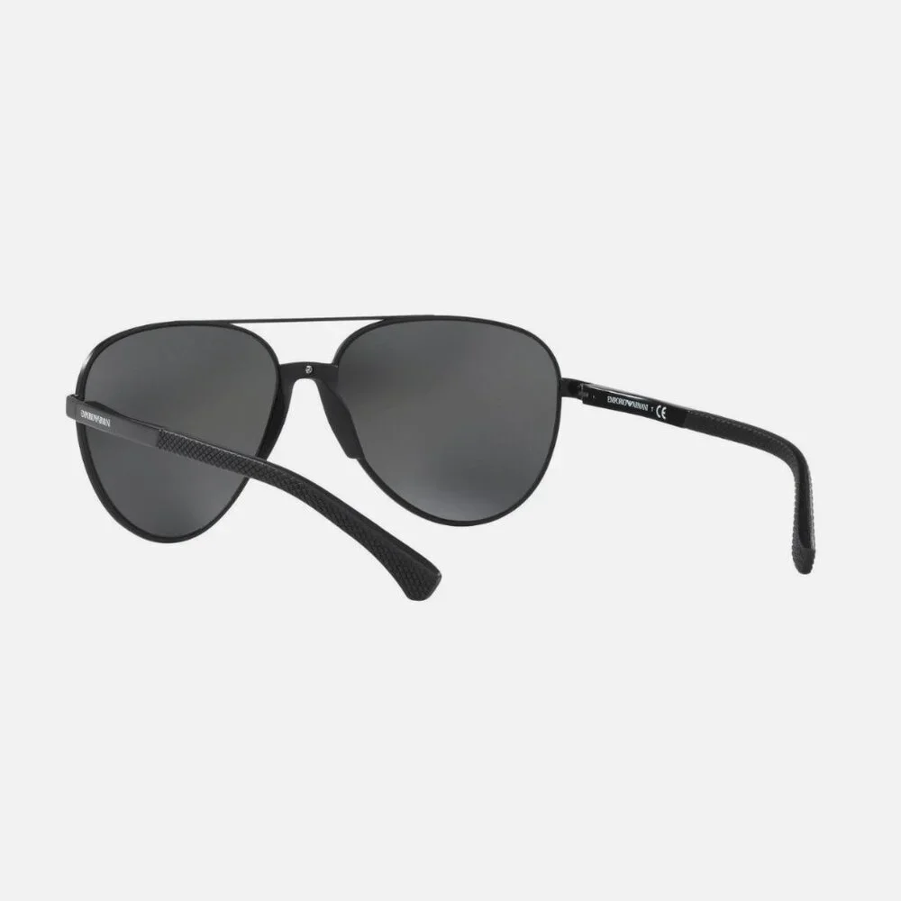Emporio Armani Men's 61mm Sunglasses, Matte Black/Grey